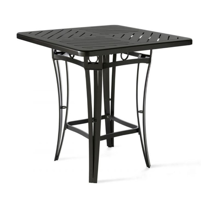 Mallin Salinas Slat 42" Square Bar Height Table - BB7742-F142