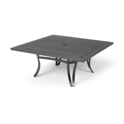 Mallin Salinas Woodgrain 43" Square Umbrella Coffee Table - BC7642-W142U