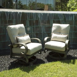 Mallin Salisbury Swivel Rocker Lounge Chairs - Set of 2 - ML-SALISBURY-SET3