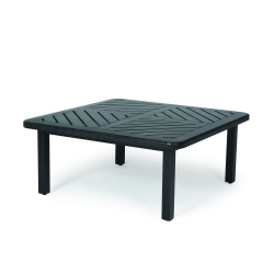 Mallin Trinidad F-Slat 42" Square Coffee Table - BC3742-F142