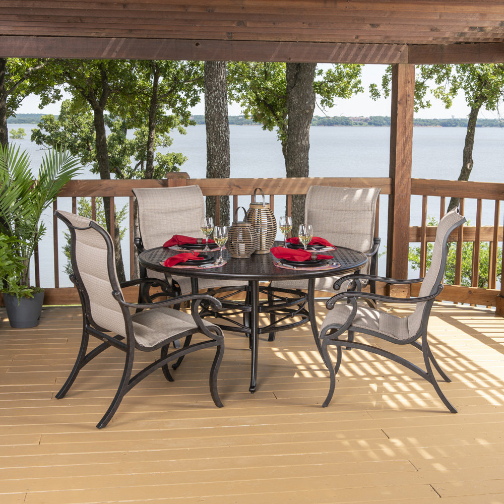 aluminum outdoor dining furniture