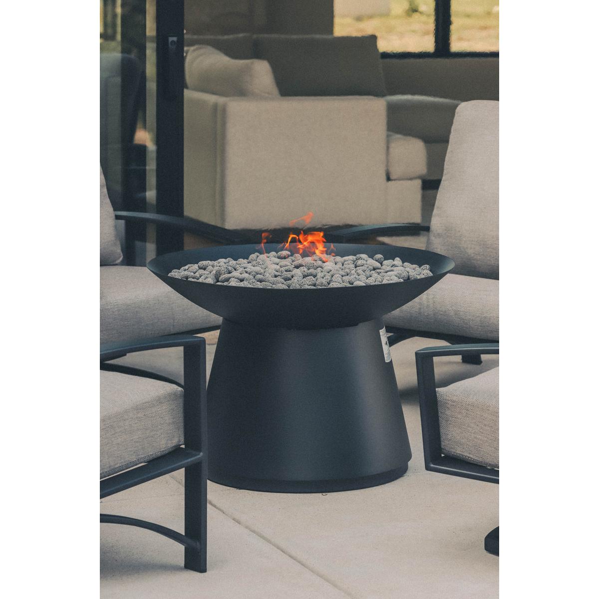 OW Lee Basso 36" Round Steel Fire Pit
