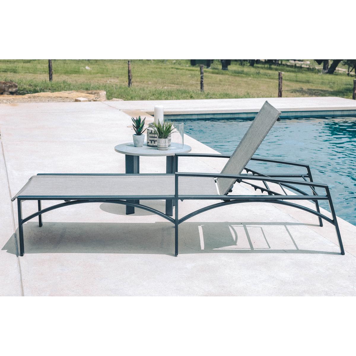 OW Lee Arc Sling Adjustable Chaise Lounge