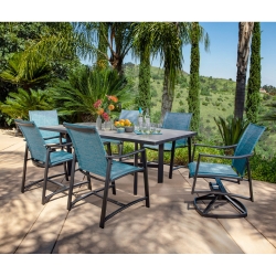OW Lee Avana Sling Modern Outdoor Dining Set for 6 - OW-AVANA-SET4