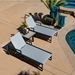 OW Lee Avana Sling Chaise Lounge Set with Side Table - OW-AVANA-SET5