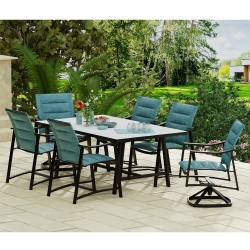 OW Lee Avana Padded Sling Patio Dining Set - OW-AVANA-SET7