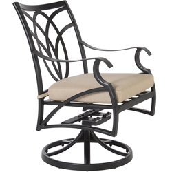 OW Lee Belle Vie Swivel Rocker Dining Arm Chair - 6353-SR
