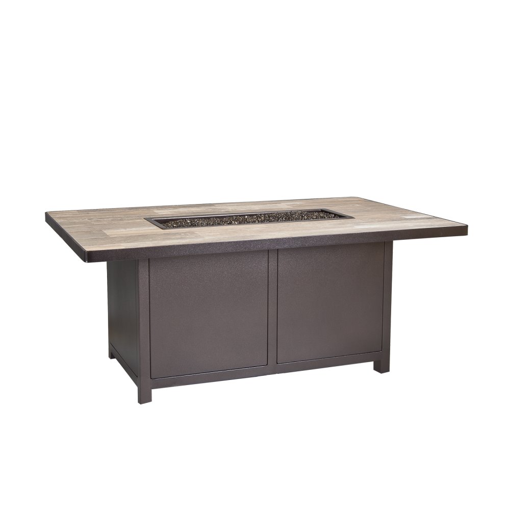 OW Lee Capri 36"X58" Chat Height Fire Table - 5112-3658C