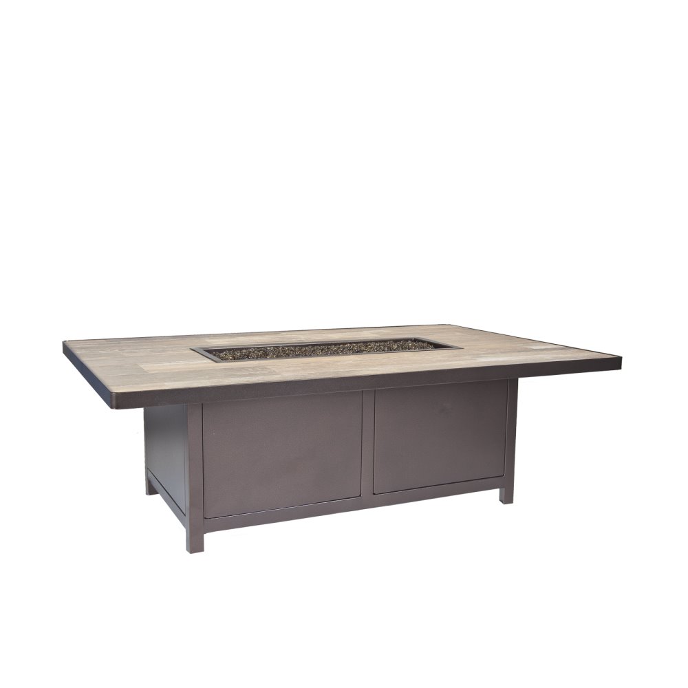 OW Lee Capri 30" x 50" Occasional Height Fire Pit Table - 5112-3658O