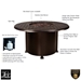 Richmond 42" Round Chat Fire Table - 5134-42RDC