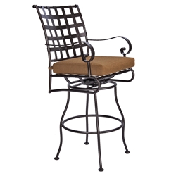 OW Lee Classico-W Swivel Bar Stool with Arms - 953-SBSW