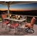 OW Lee Classico Wrought Iron Patio Dining Set