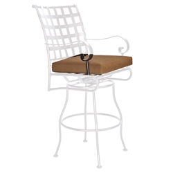 OW Lee Classico-W Swivel Bar Stool With Arms Cushion - OW53-S-SBSW