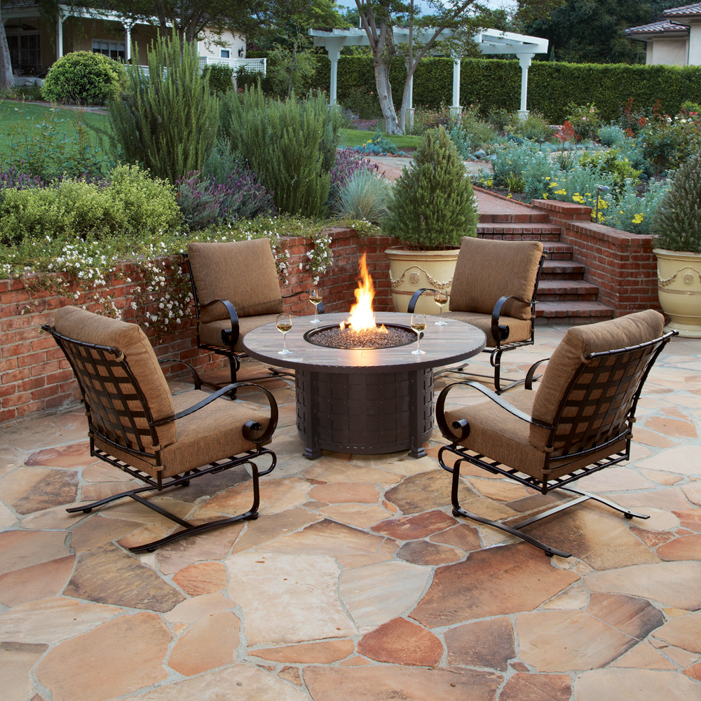 Classico 54 Round Height Fire Pit, Ow Lee Fire Pits
