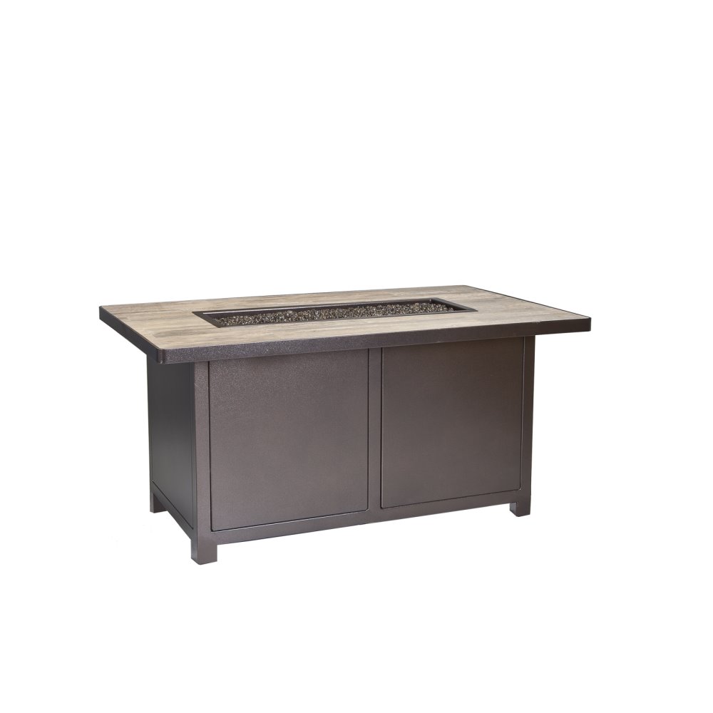 OW Lee Elba 30"x 50" Chat Height Fire Table - 5122-3050C