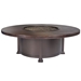 OW Lee 54" Round Occasional Hammered Copper Fire Pit Table - 5130-54RDO