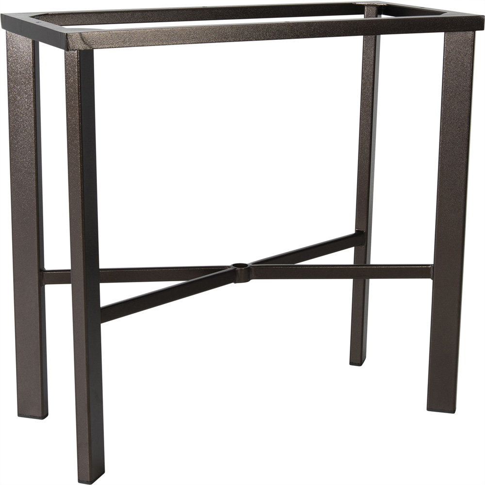 OW Lee Modern Aluminum Small Rectangle Bar Table Base - MA-BT05