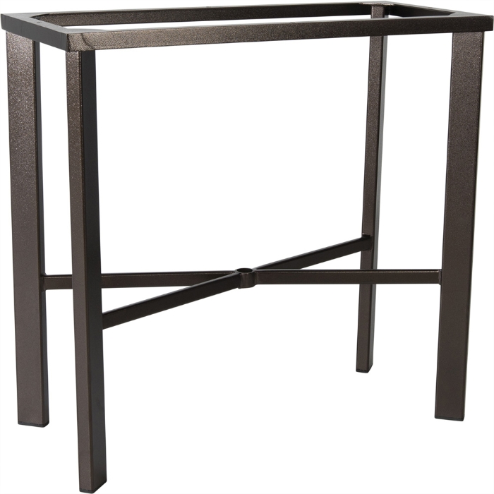 OW Lee Modern Aluminum Small Rectangle Bar Table Base - MA-BT05