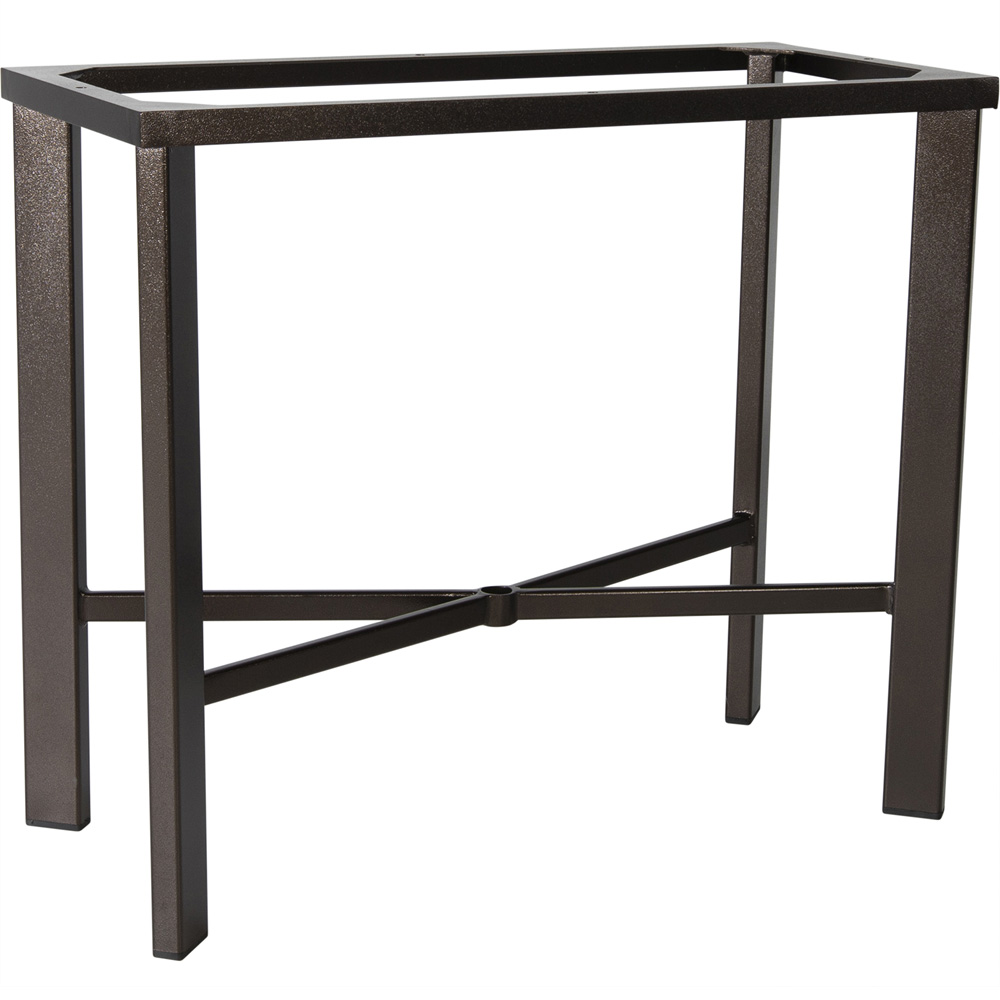 OW Lee Modern Aluminum Counter Height Small Rectangle Table Base - MA-CT05