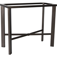 OW Lee Modern Aluminum Counter Height Small Rectangle Table Base - MA-CT05