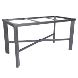 Modern Aluminum Rectangle Dining Table Base 
