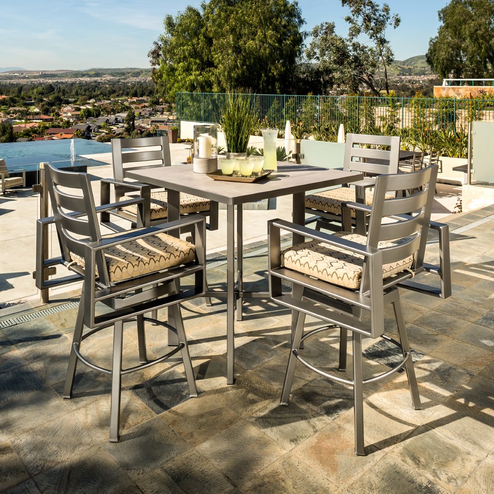 Hand crafted aluminum table base