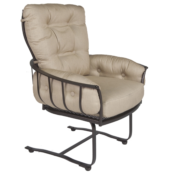 Monterra Crescent Loveseat with Lounge Chairs and Fire Table Set - OW-MONTERRA-SET16