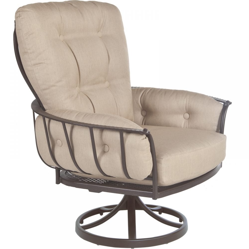 Monterra Crescent Loveseat with Lounge Chairs and Fire Table Set - OW-MONTERRA-SET16
