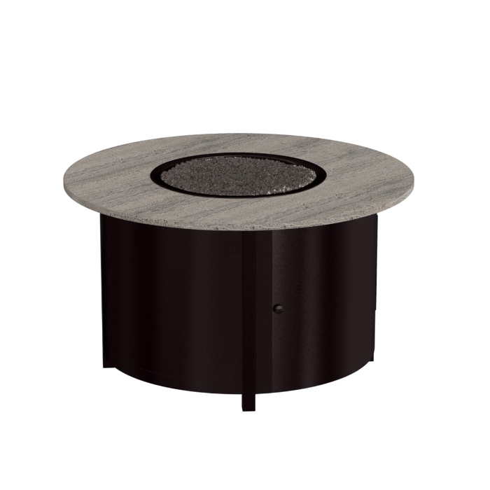 OW Lee Phoenix 42" Chat Height Steel Fire Pit with Dekton Top - 5113-42RDC