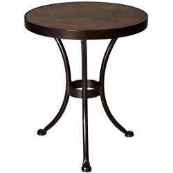 OW Lee 20 Inch Round Porcelain Top Side Table - 51-LT20