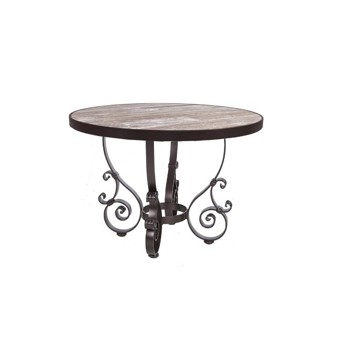 OW Lee 30" Round Side Table with San Cristobal  Base - 6-ST01_30RD