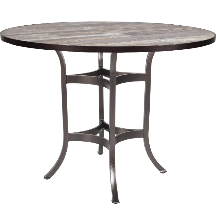 OW Lee 54" Round Counter Height Table with Standard Aluminum Base - AT-CT03_54RD