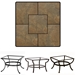 OW Lee 36 inch Square Porcelain Tile Top Coffee Table - P3636SQ-XX-OT03