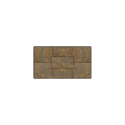 OW Lee Fresco Series 28 inch by 50 inch Porcelain Tile Top - P-2850RT