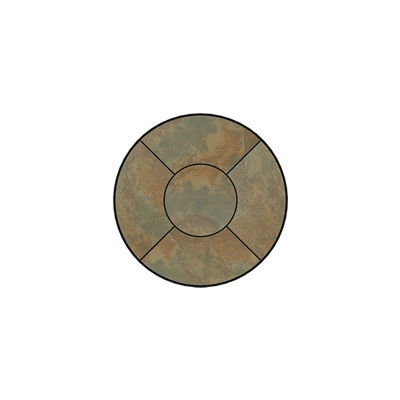 OW Lee Fresco Series 30 inch round Porcelain Tile Top - P-30