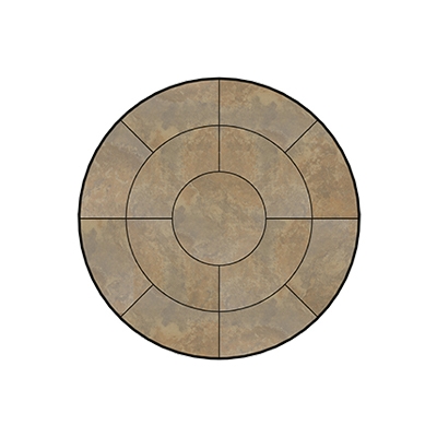 OW Lee Fresco Series 54 inch round Porcelain Tile Top - P-54