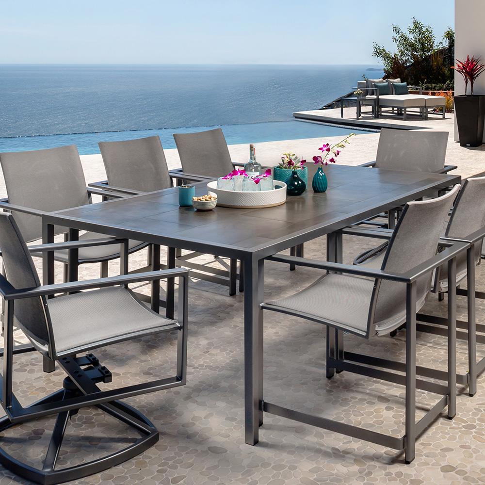 OW Lee Quadra 87 x 45 Dining Table - QD-4587DT