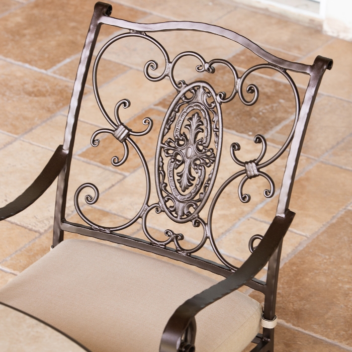 San Cristobal Dining Arm Chair back detail