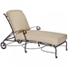Outdoor chaise lounge set