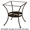 Standard Wrought Iron Dining Table Base (DT03-BASE)