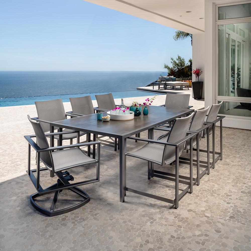 Aluminum Studio Dining Set