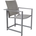 Durable aluminum outdoor dining chair