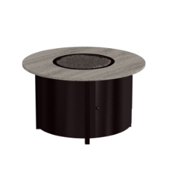 OW Lee Volante 42" Round Chat Height Aluminum Fire Pit - 5123-42RDC
