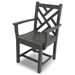 Chippendale Patio Dining Set with Farmhouse Table for 6 - PWS627-1