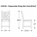 Chippendale Side Chair Dimensions