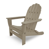 PolyWood Classic Oversized Curved Back Adirondack Chair - AD7030