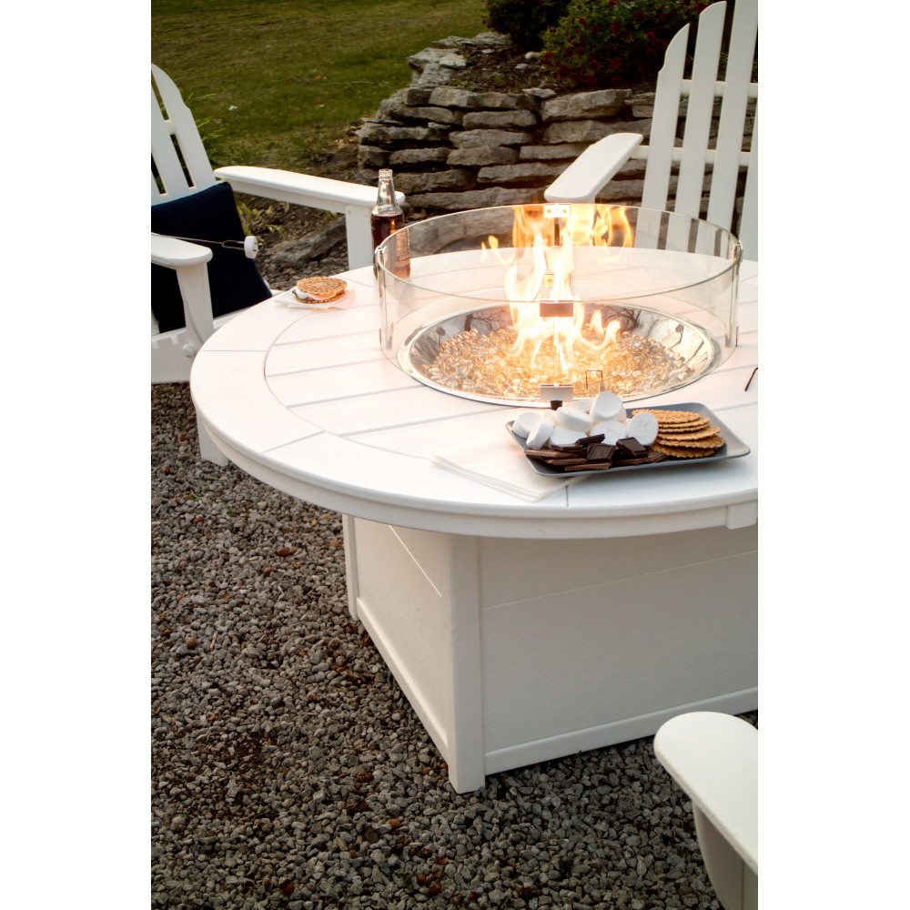 Polywood fire table detail