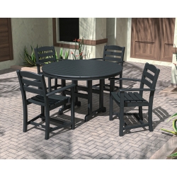 La Casa Cafe 5 Piece Patio Dining Set 
