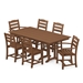 PolyWood La Casa Cafe Dining Set with Farmhouse Table - PWS626-1