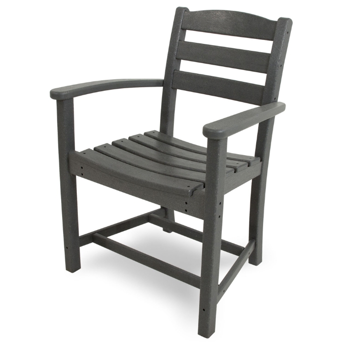 La Casa Cafe Dining Set with Arm Chairs and Nautical Trestle Table for 6 - PWS297-1